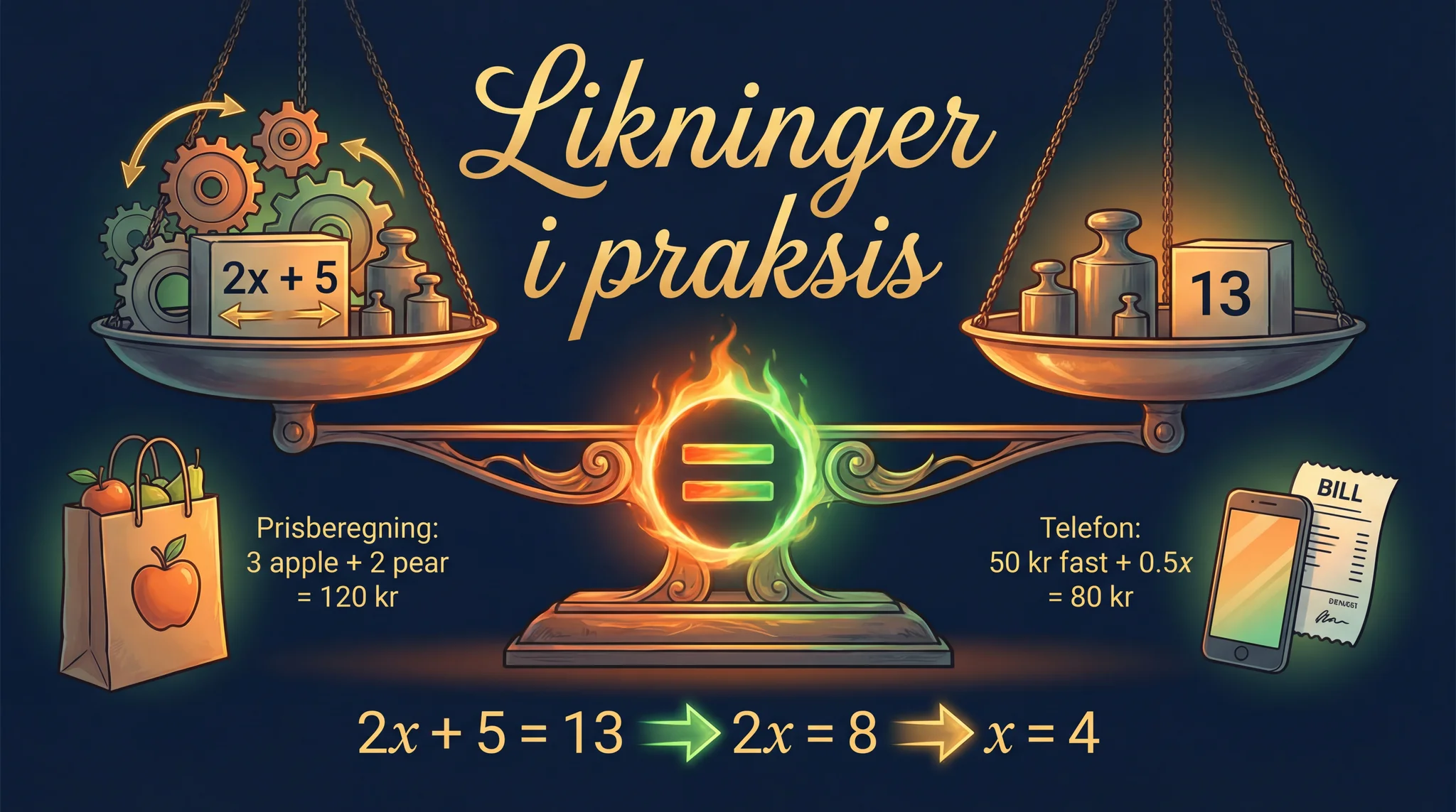 Likninger i praksis
