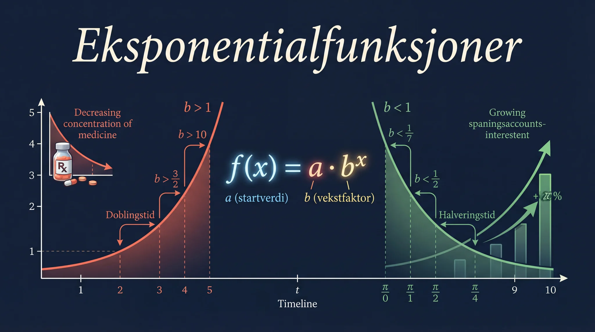 Eksponentialfunksjoner