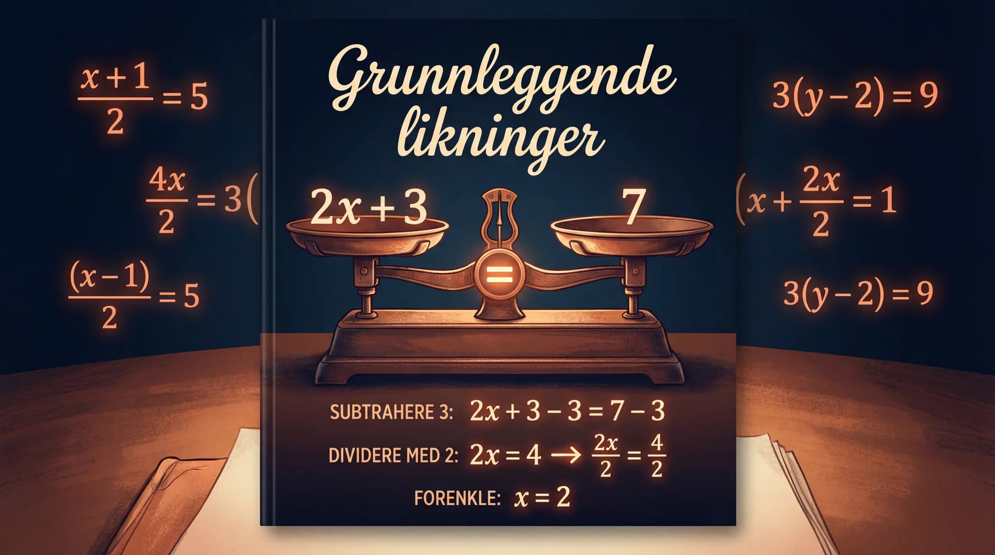 Grunnleggende likninger