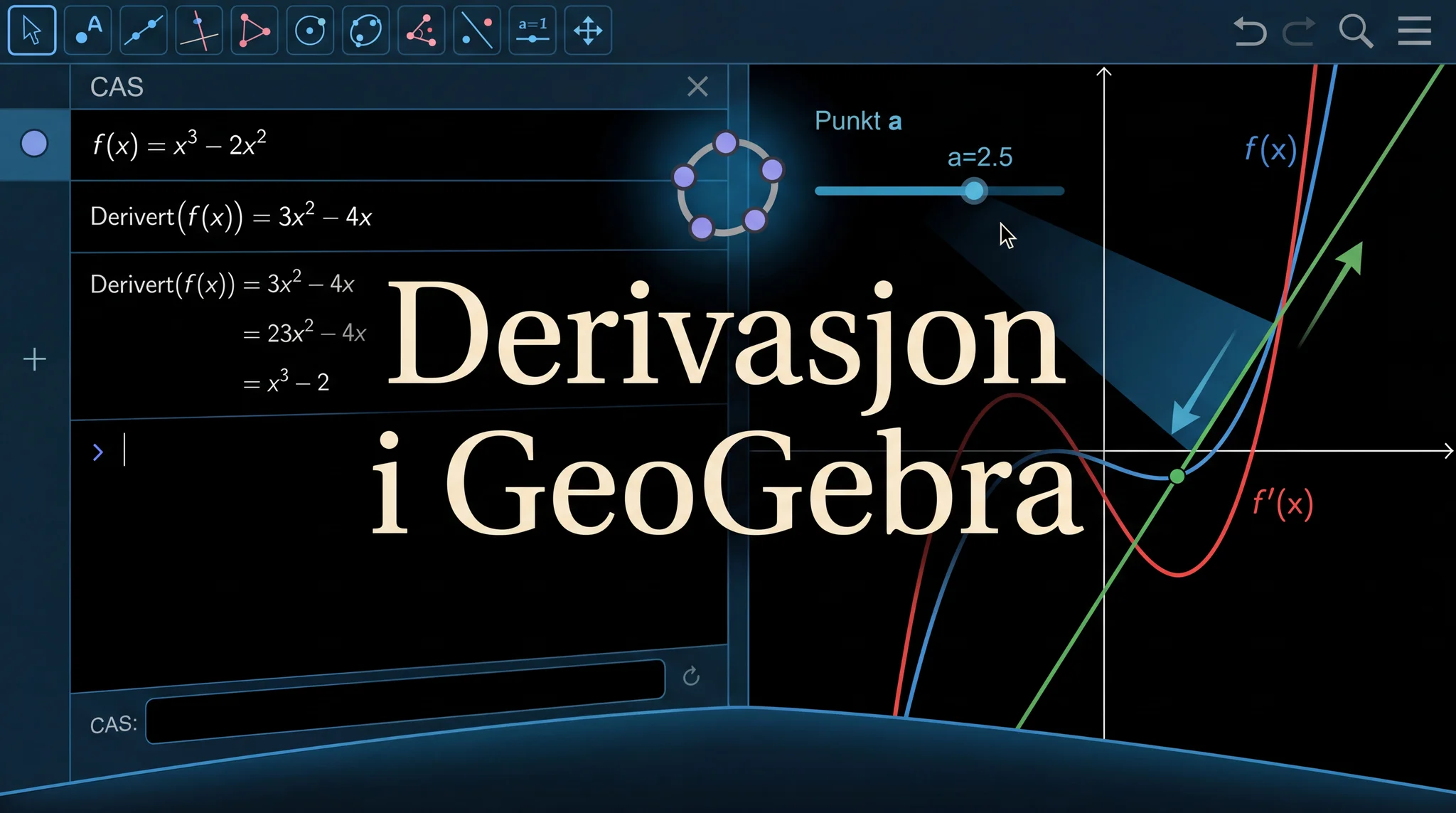 Derivasjon i GeoGebra