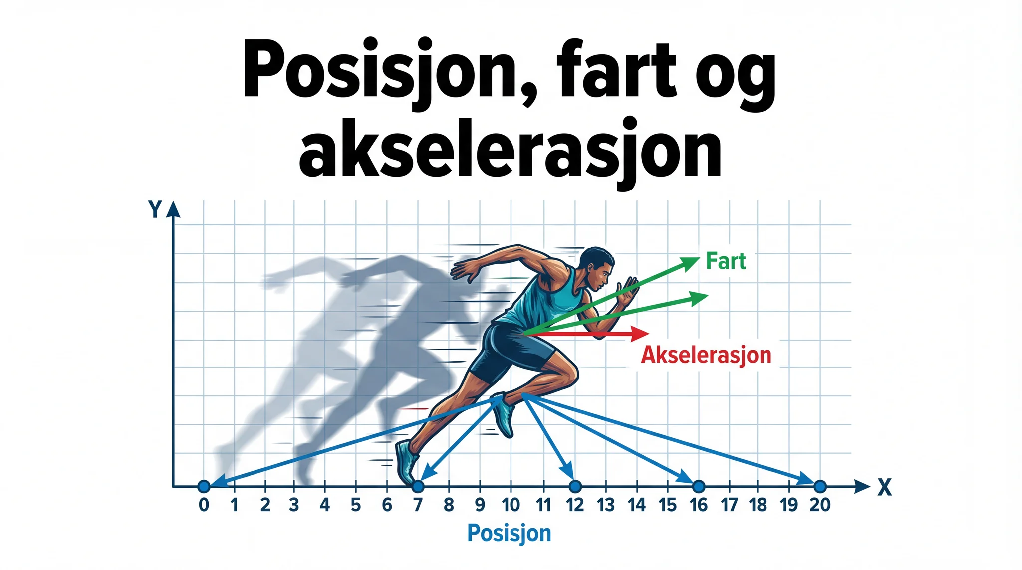Posisjon, fart og akselerasjon