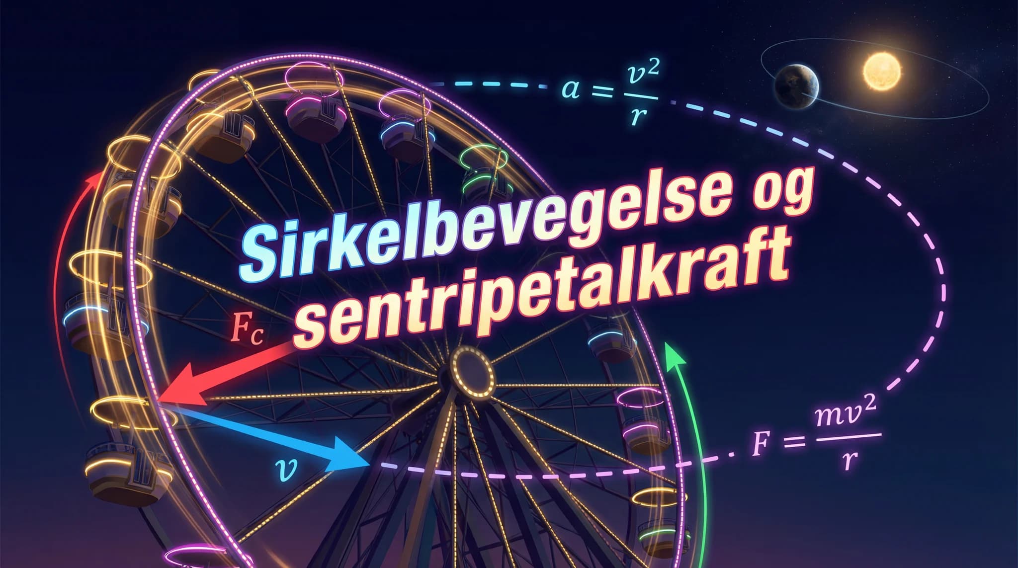 Sirkelbevegelse og sentripetalkraft