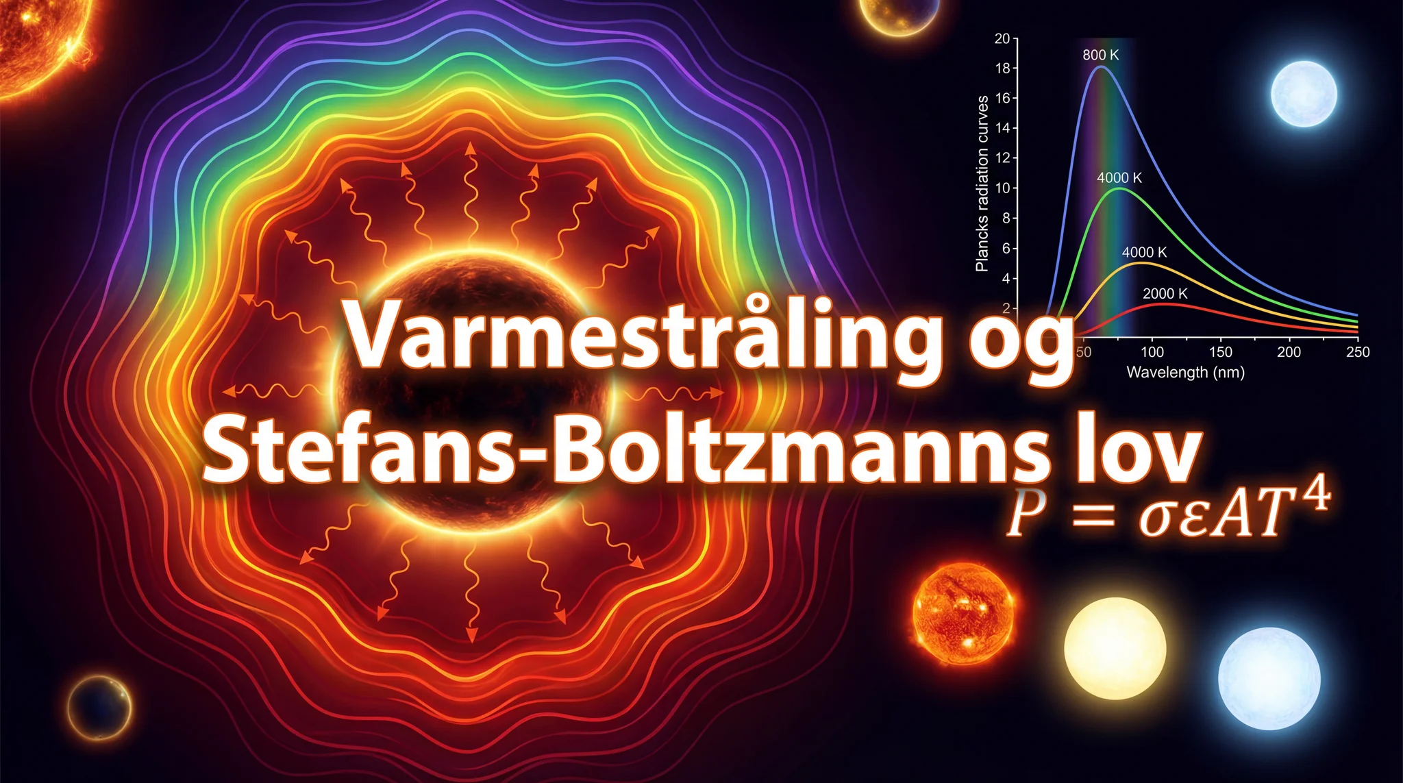 Varmestråling og Stefans-Boltzmanns lov