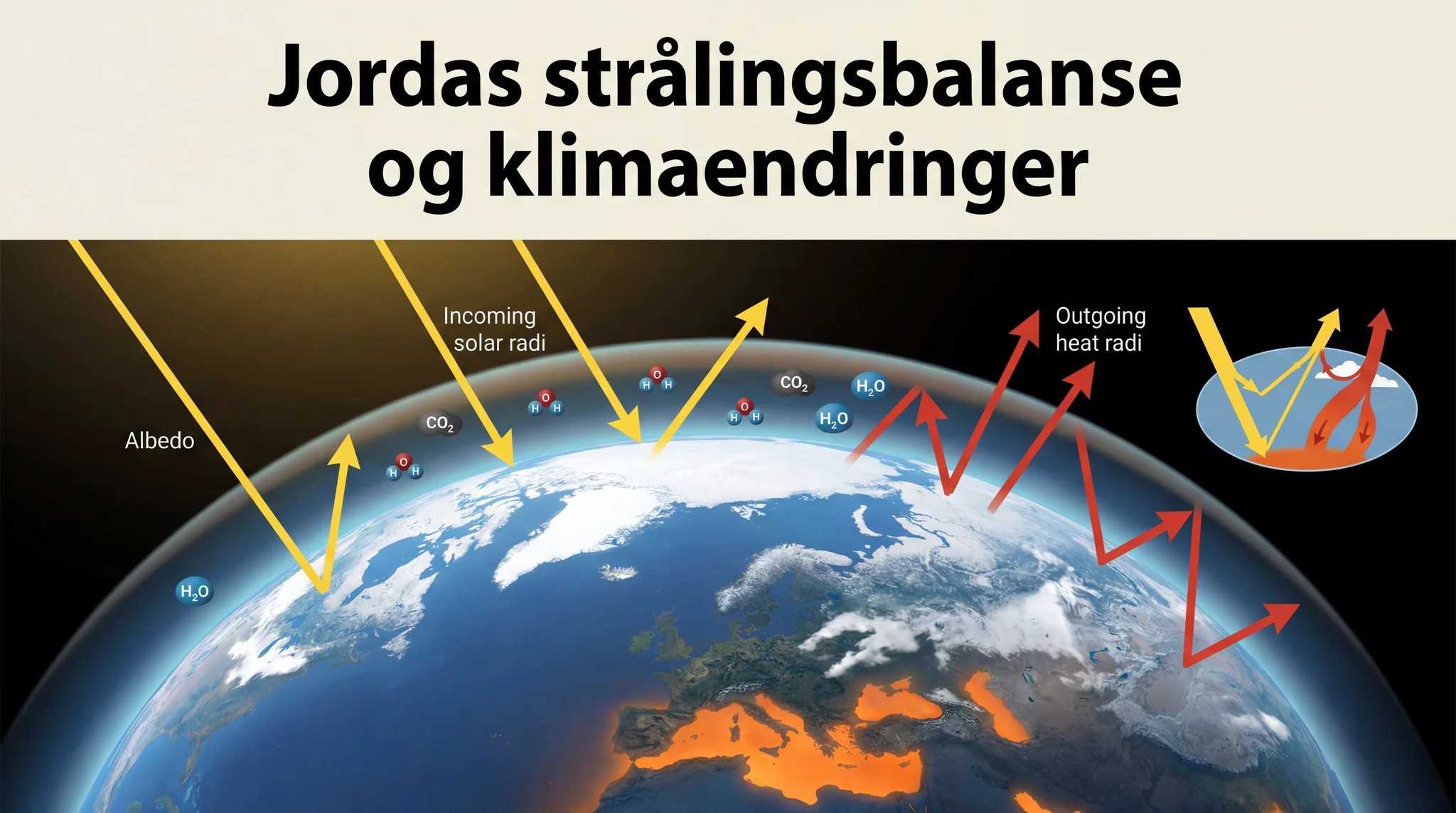 Jordas strålingsbalanse og klimaendringer