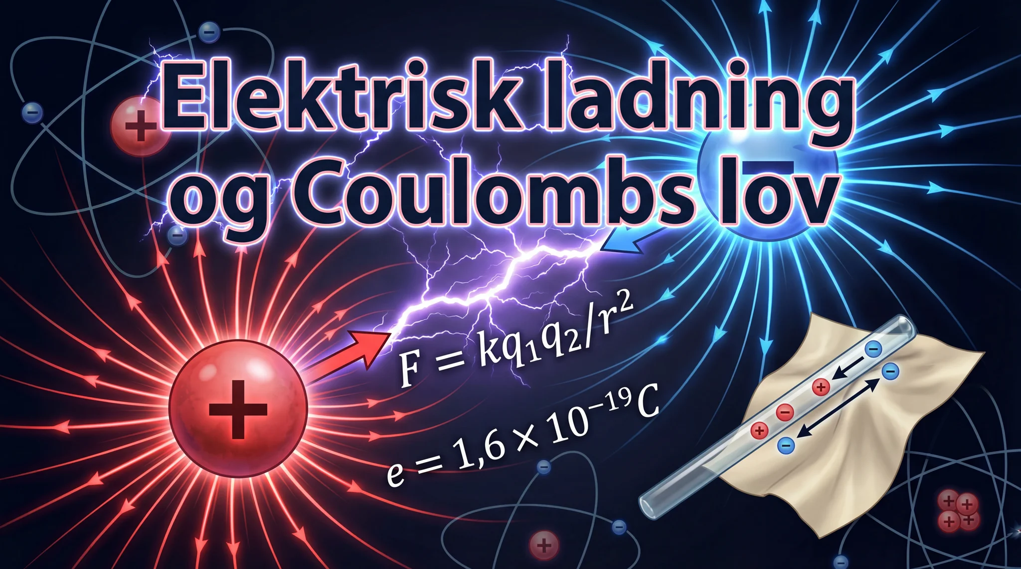 Elektrisk ladning og Coulombs lov