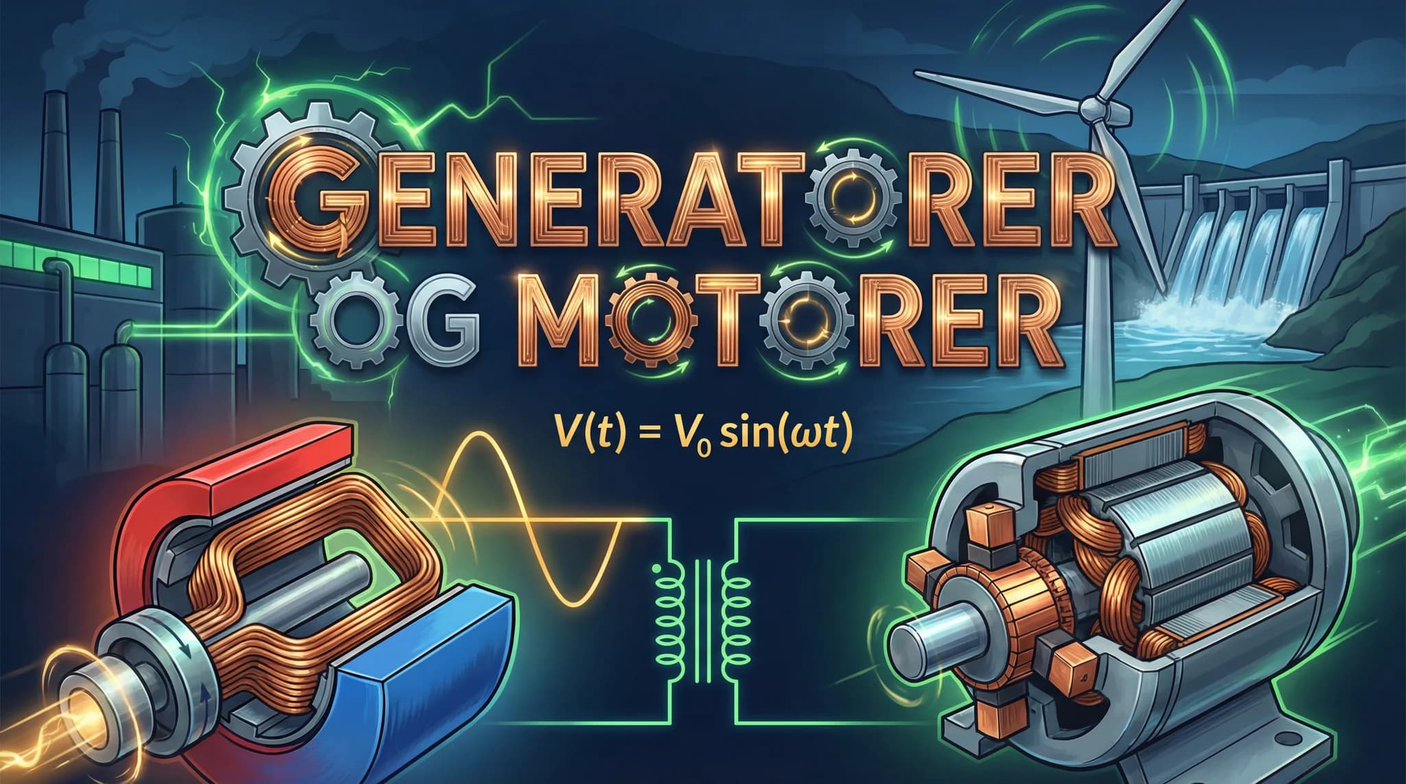Generatorer og motorer