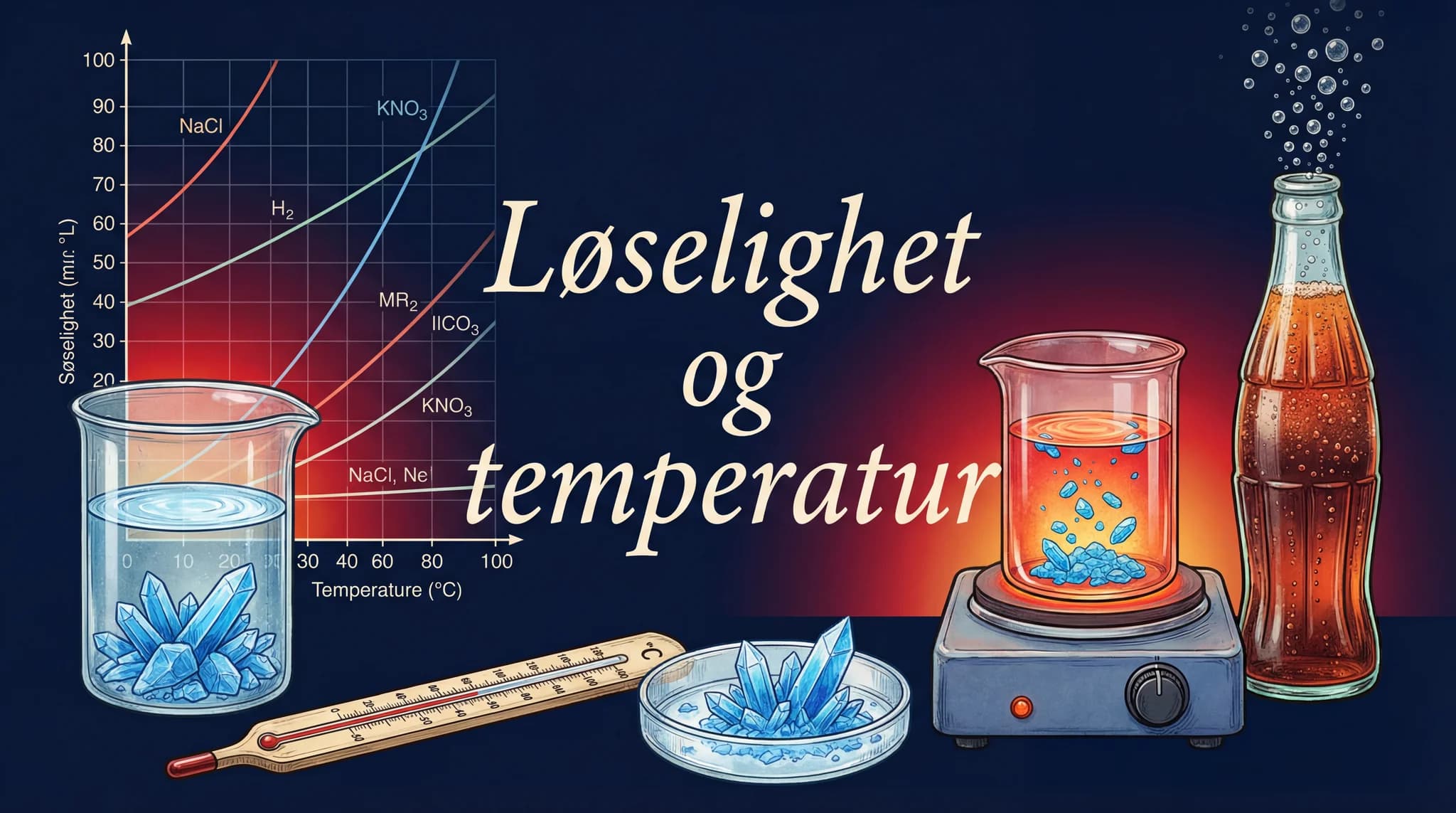 Løselighet og temperatur