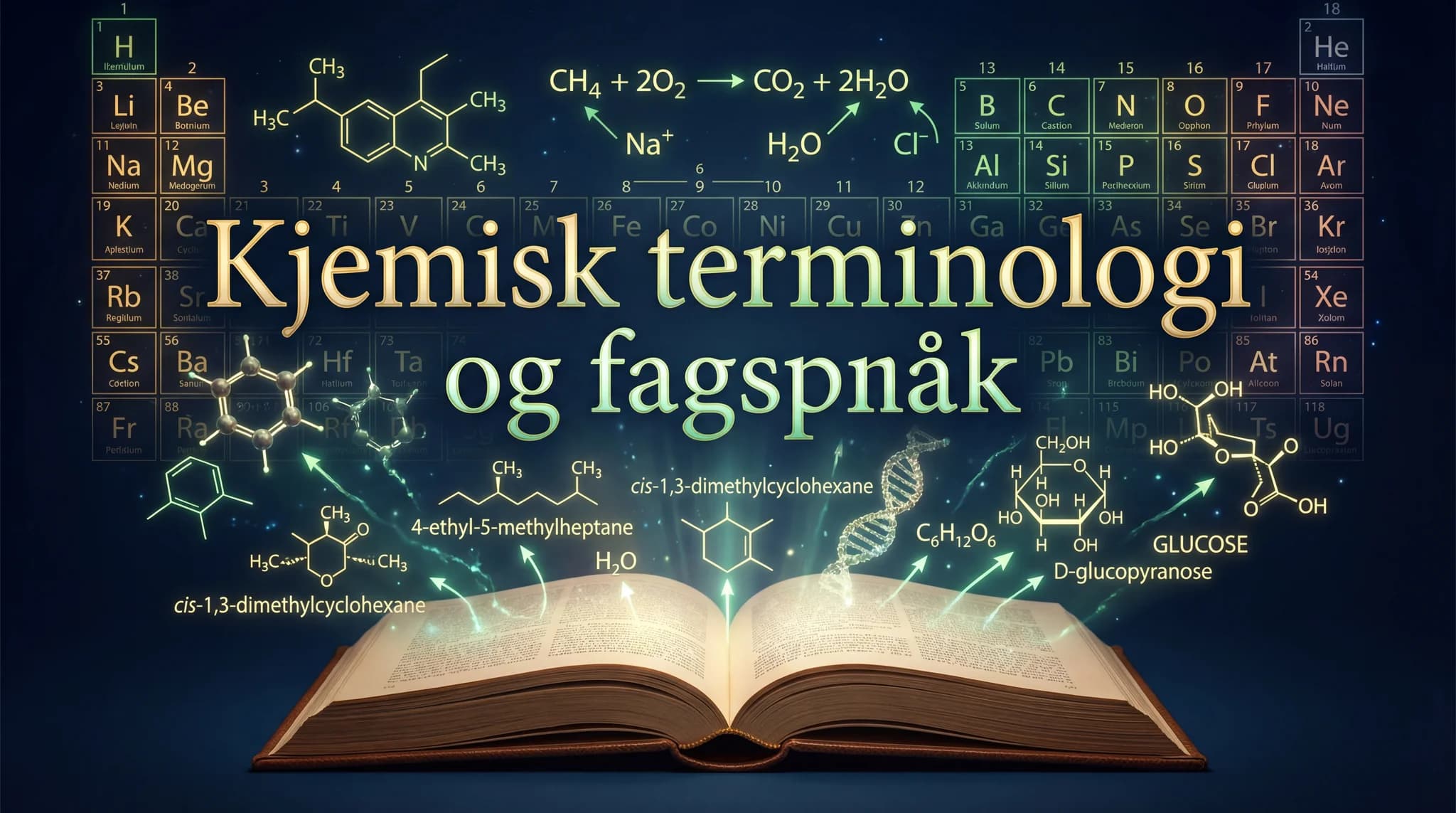 Kjemisk terminologi og fagspråk