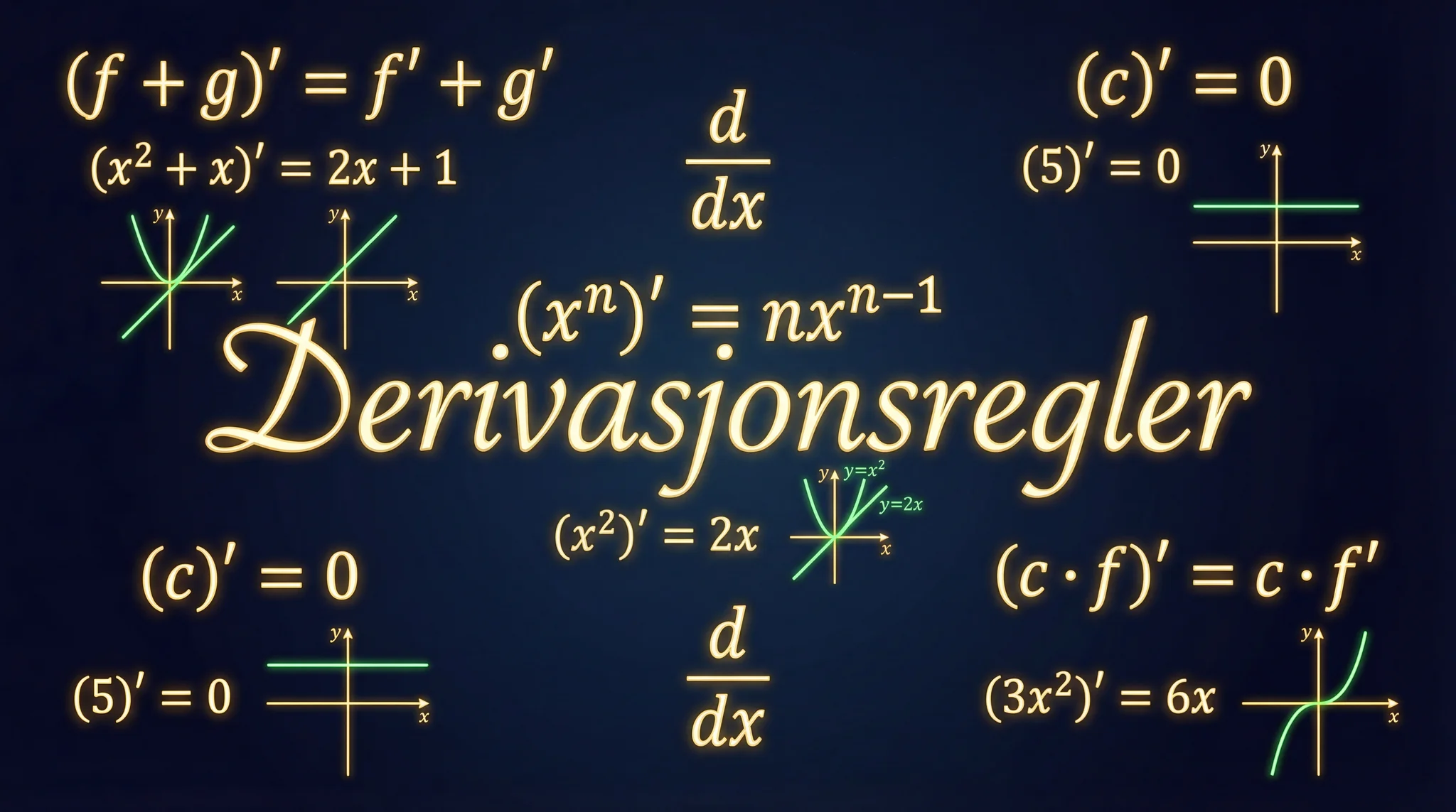 Derivasjonsregler