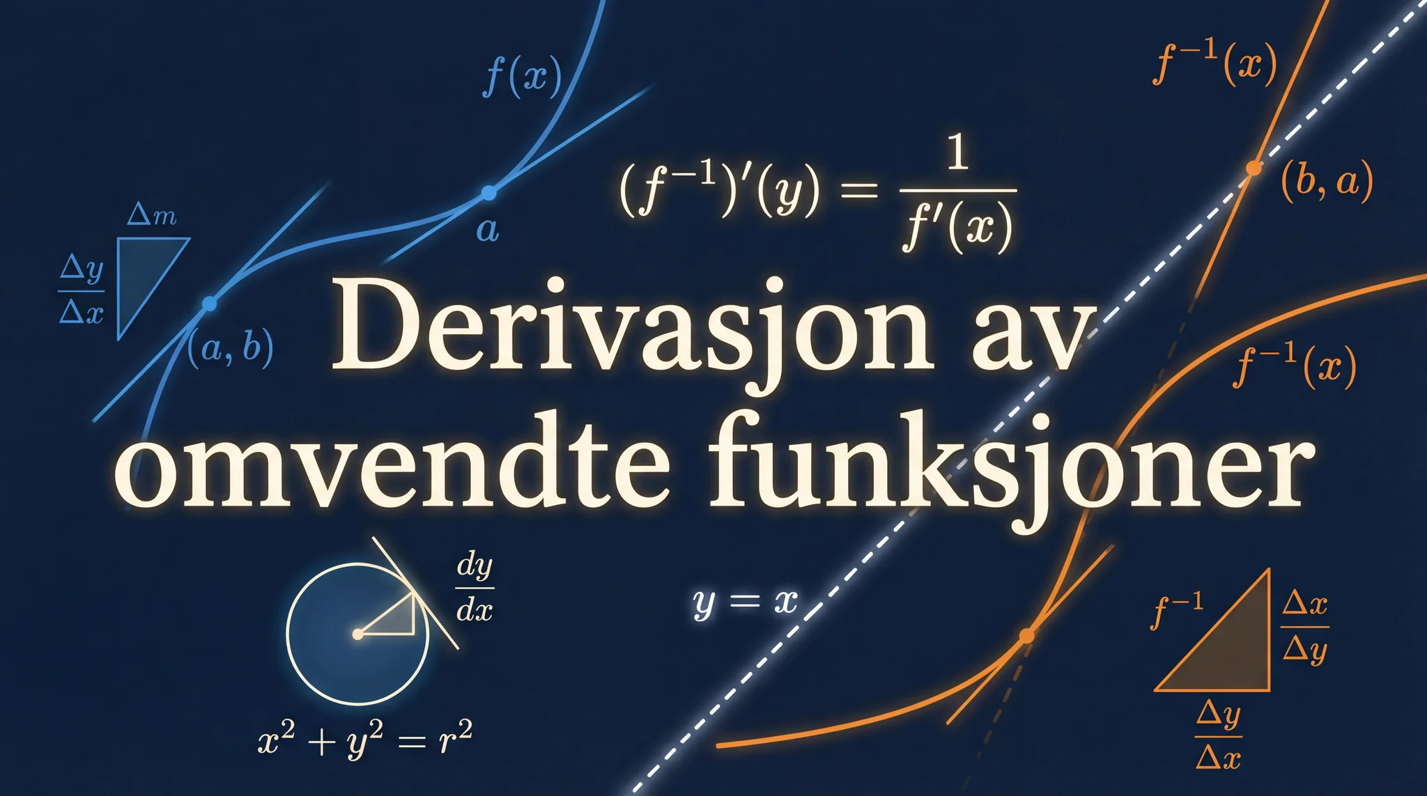 Derivasjon av omvendte funksjoner