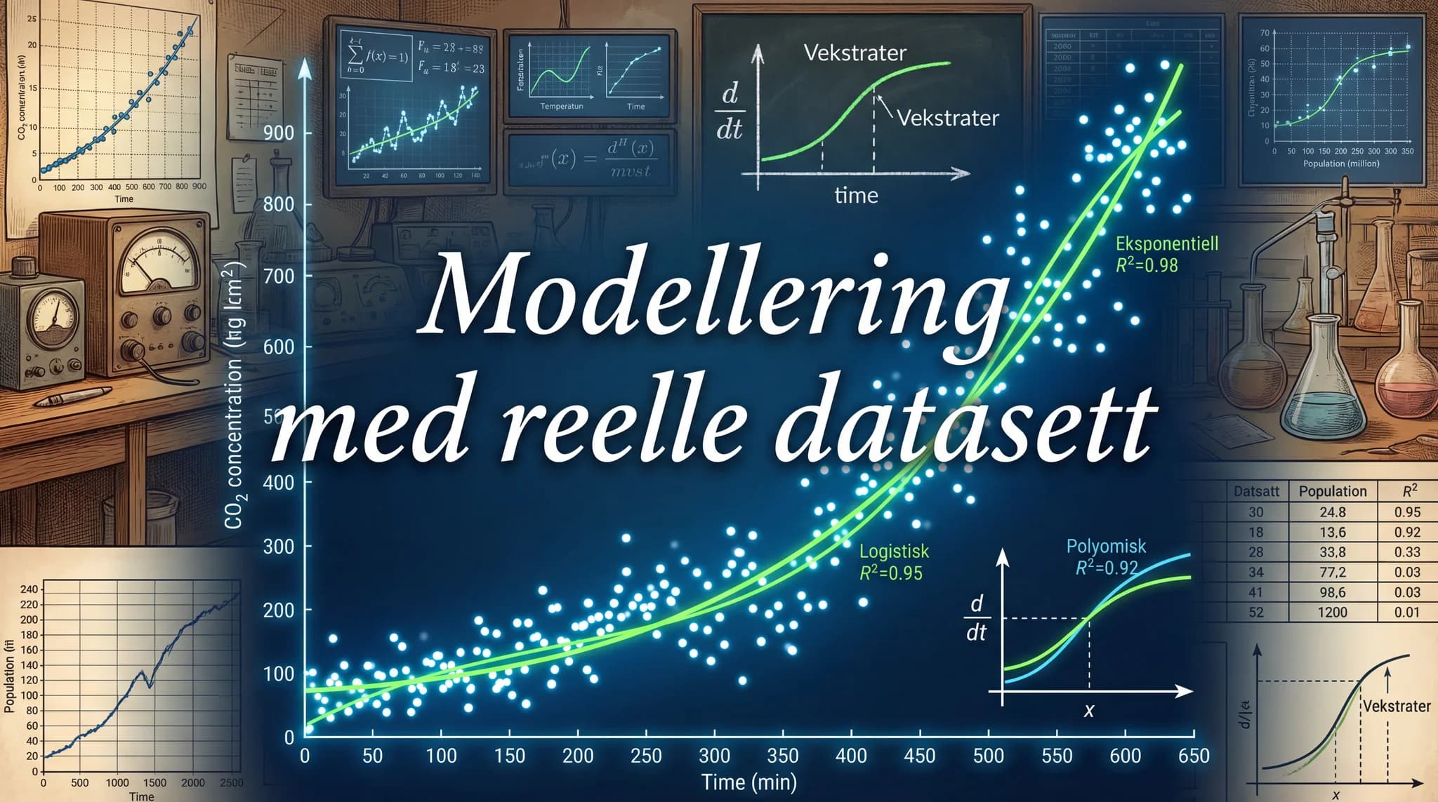 Modellering med reelle datasett