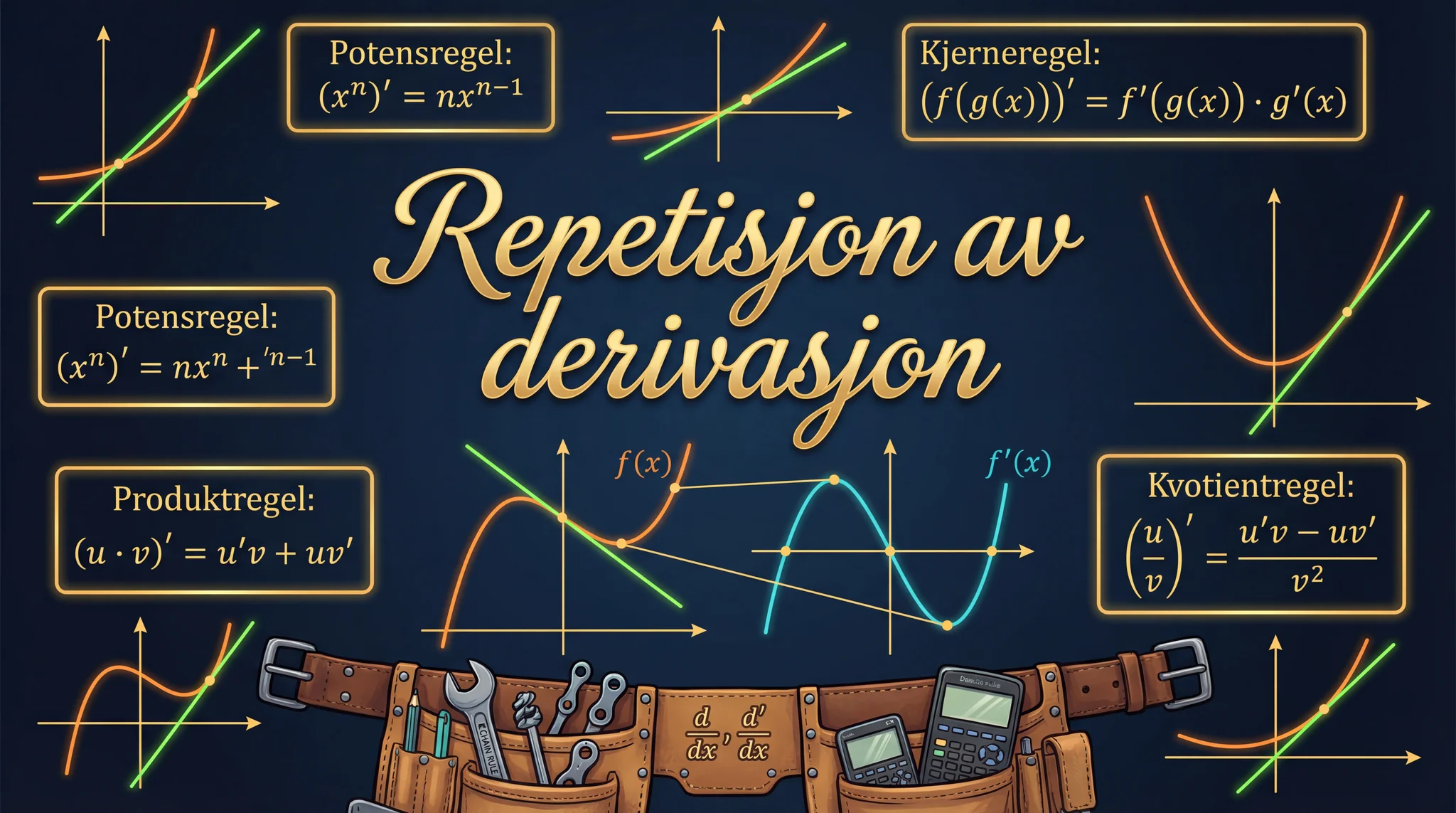 Repetisjon av derivasjon