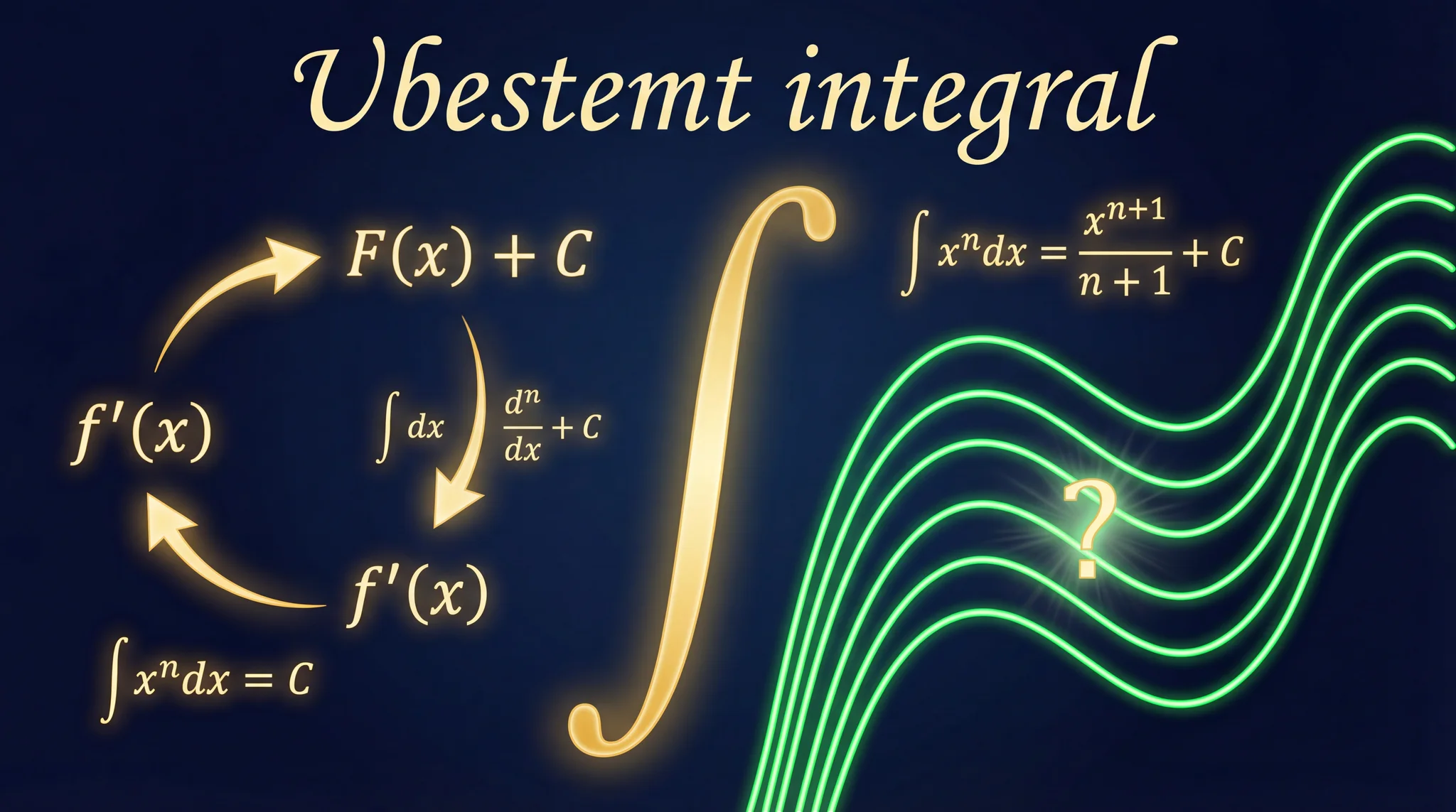 Ubestemt integral