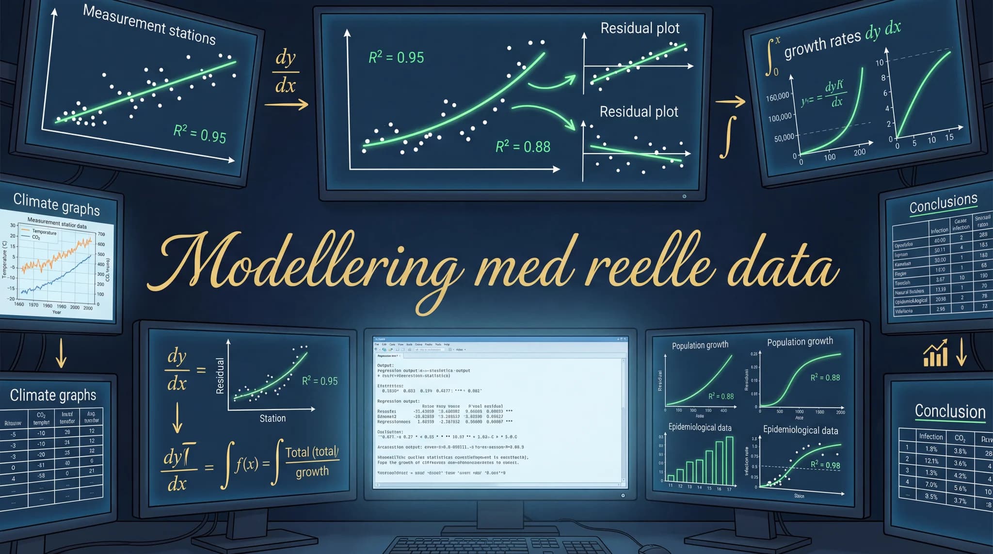 Modellering med reelle data