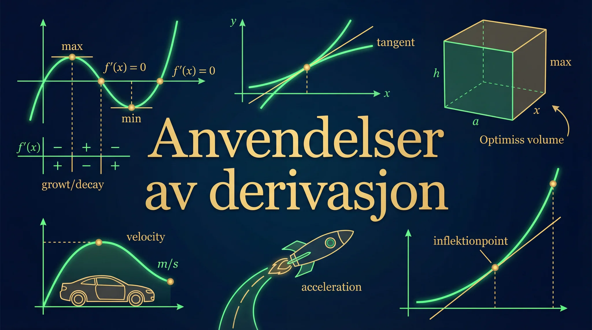 Anvendelser av derivasjon
