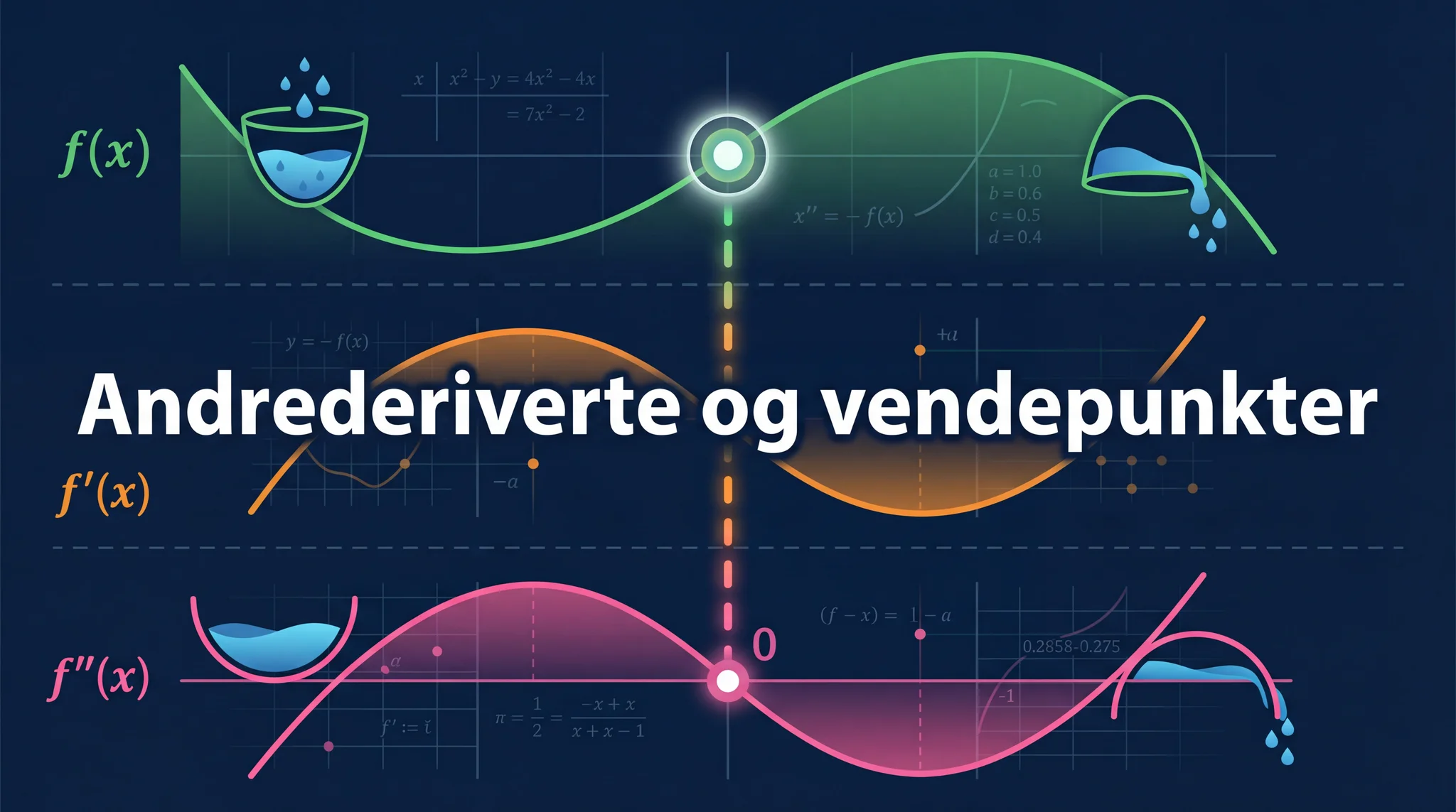 Andrederiverte og vendepunkter
