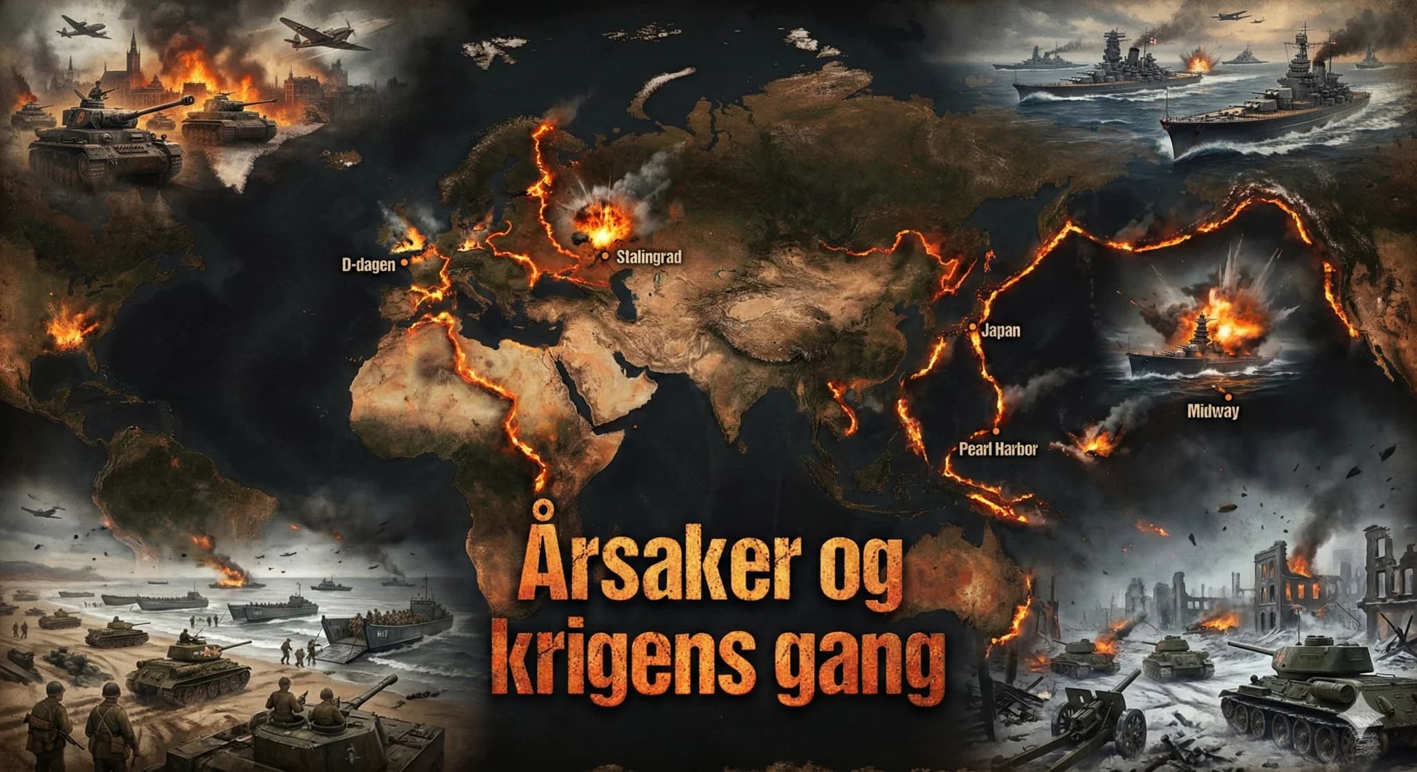 Årsaker og krigens gang