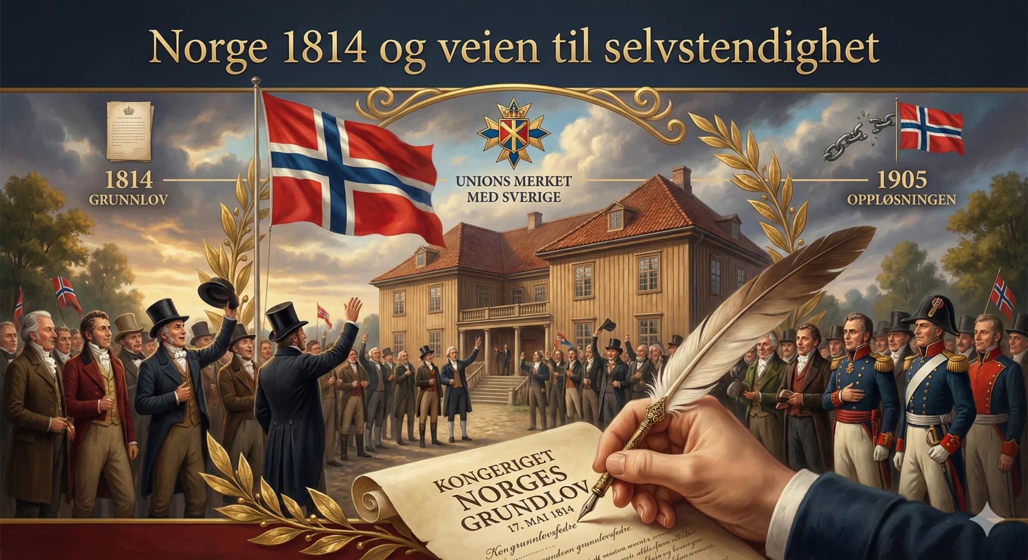 Norge 1814 og veien til selvstendighet