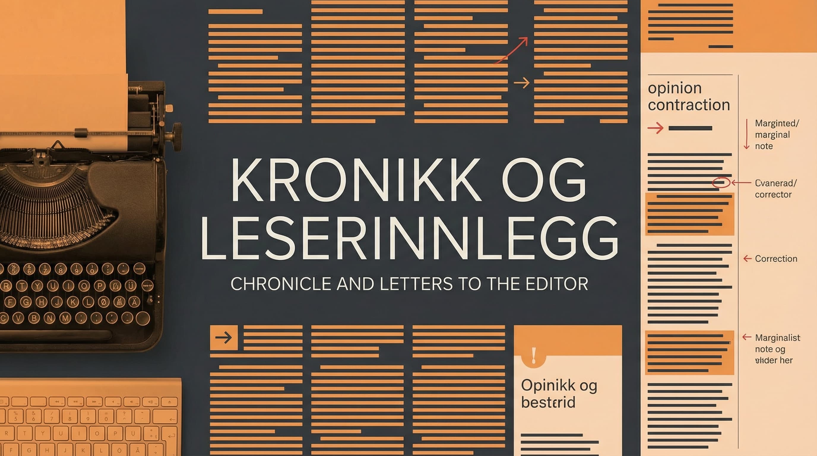 Kronikk og leserinnlegg