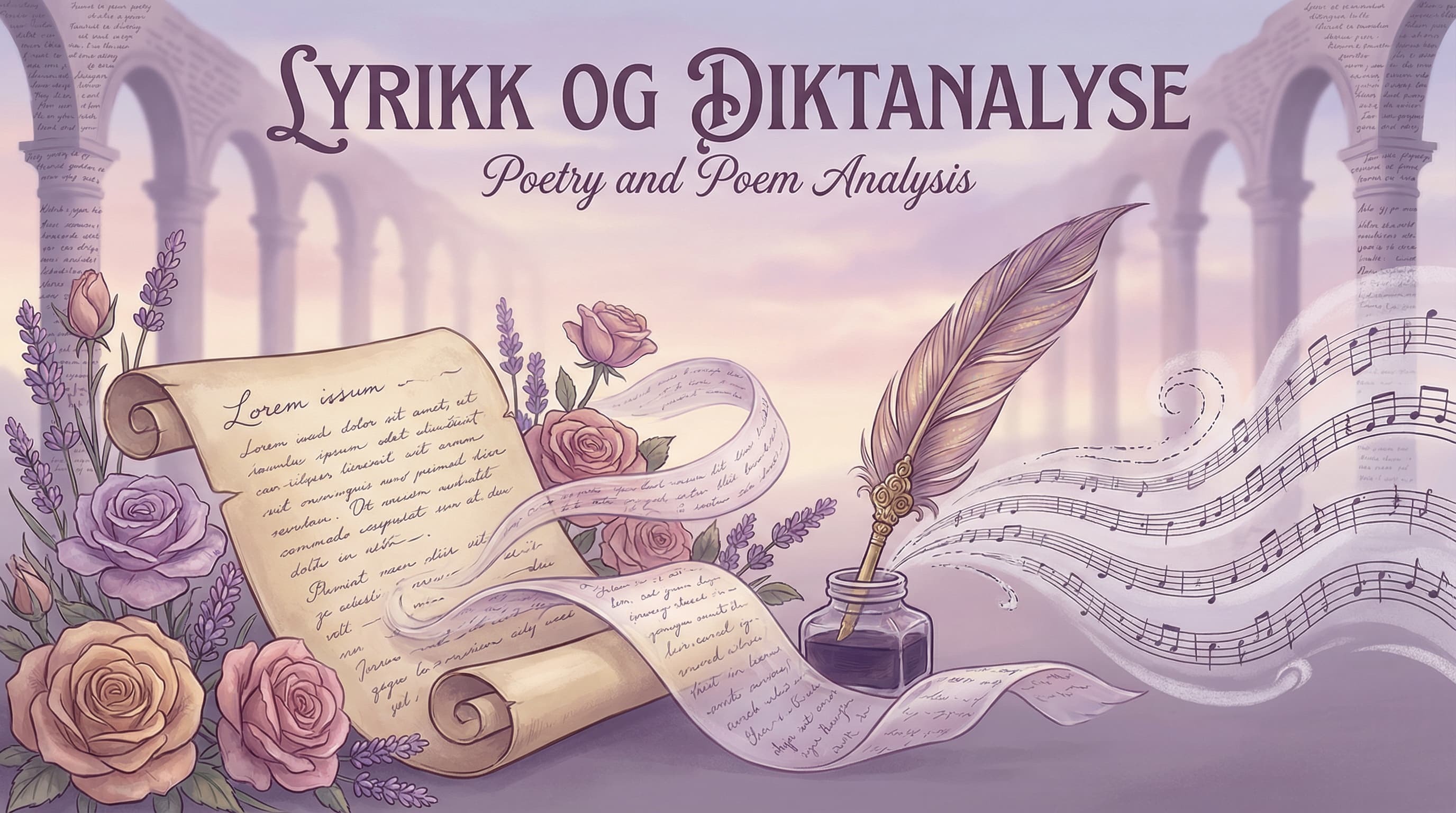 Lyrikk og diktanalyse
