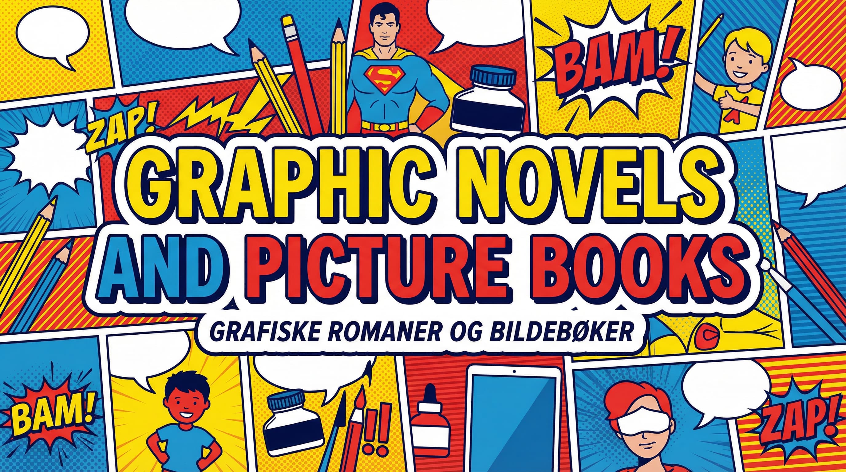 Grafiske romaner og bildebøker